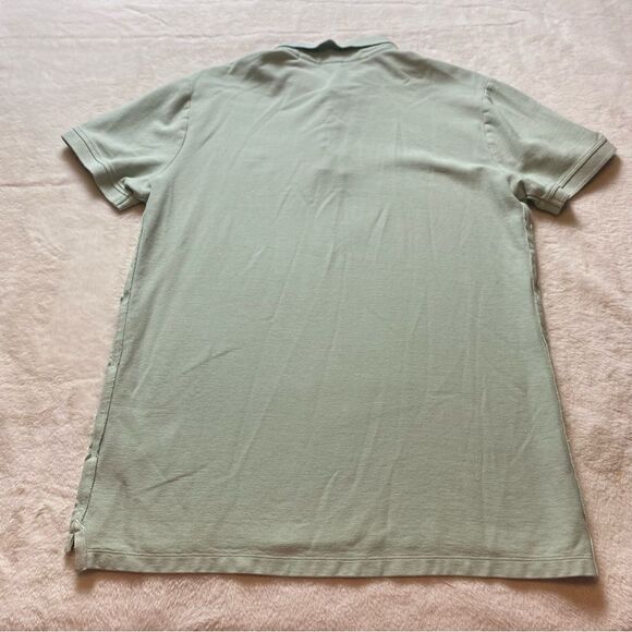 Le Temps Des Cerises Light Green Dylan Polo Shirt Size Large - Picture 2 of 12